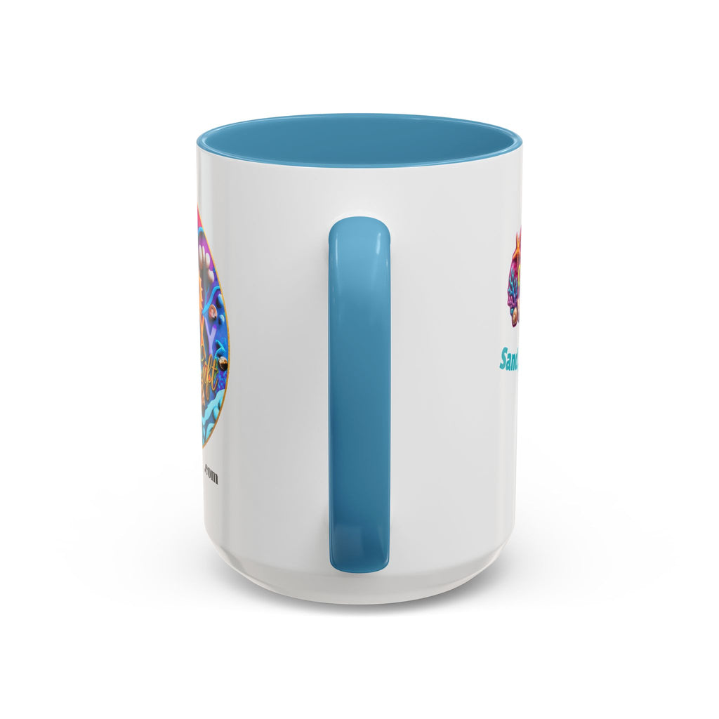 Ocean Art Accent Coffee Mug – CuepoxyGift | Two-Tone Ceramic 11oz & 15oz