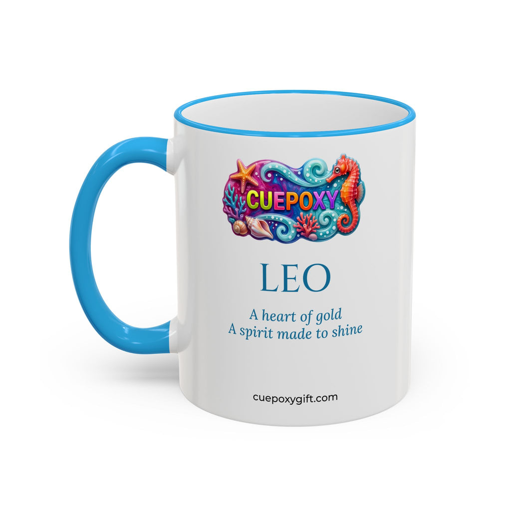 Leo Zodiac Mug – A Mane of Ocean Light | 11 oz