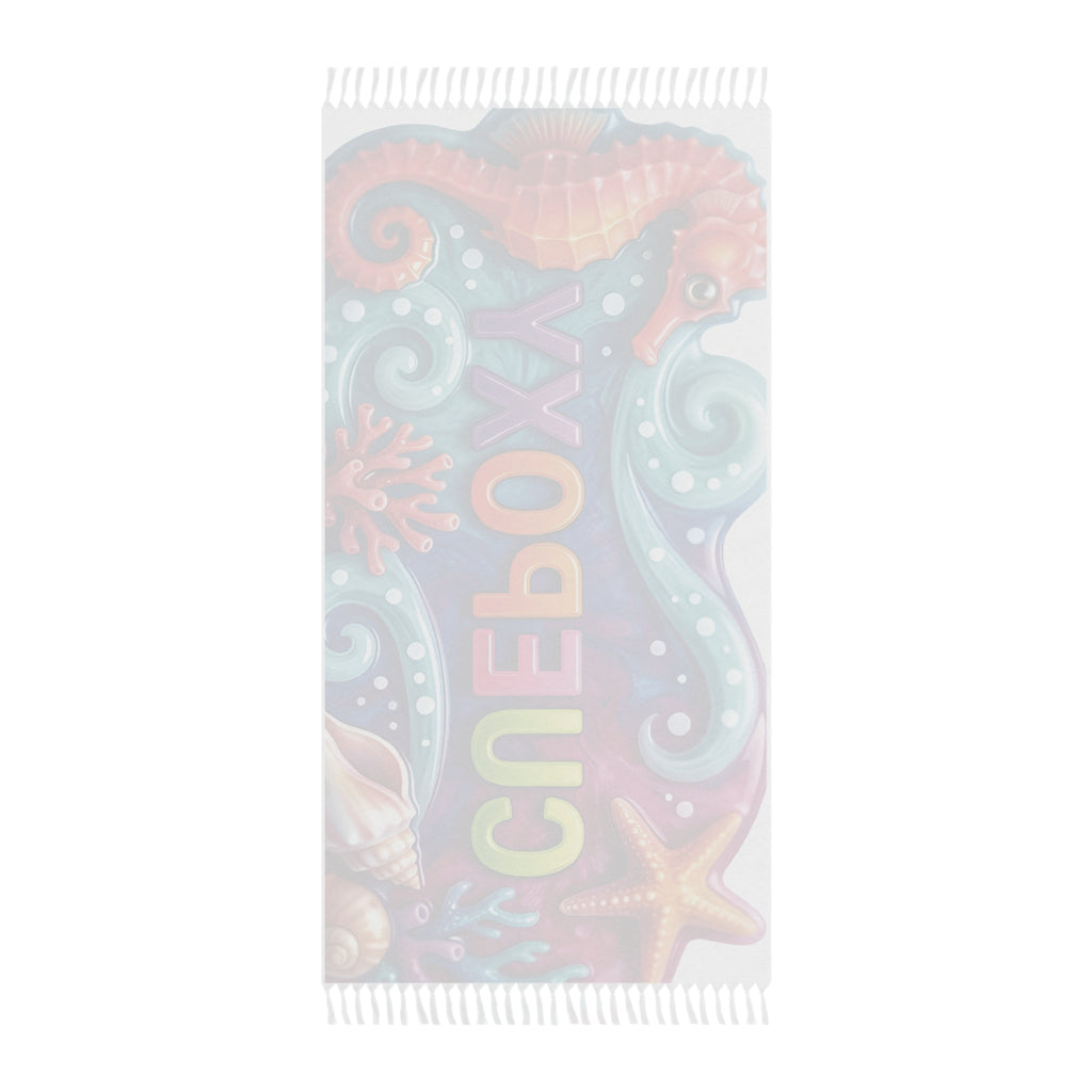 Ocean Art Boho Beach Cloth – CuepoxyGift | 38"×81" All-Over Print Towel