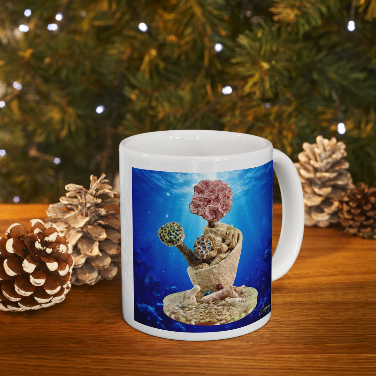 Neptune's Flower | Cuepoxy Collectible Mug #25