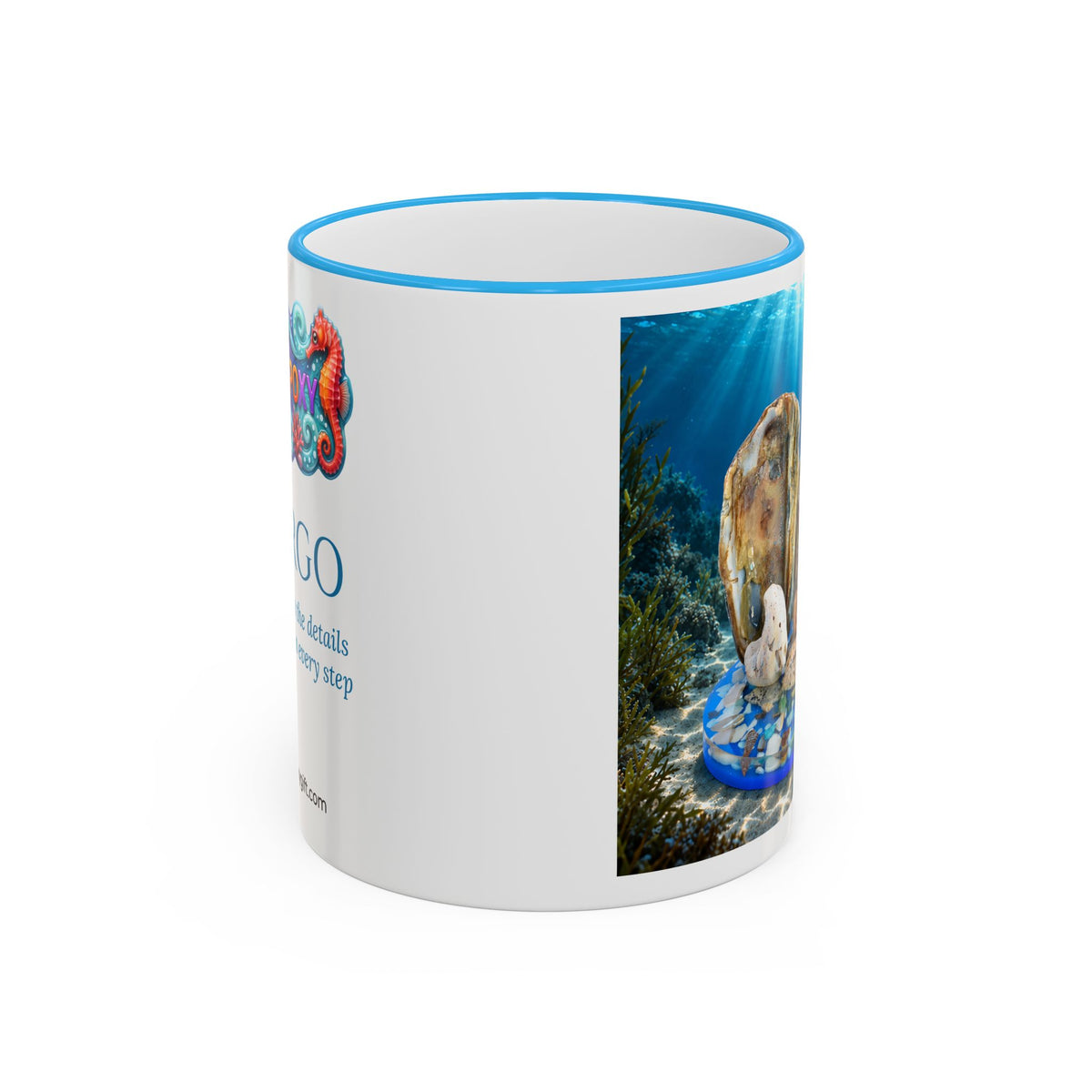 Virgo Zodiac Mug – Grace in an Underwater Garden | 11 oz