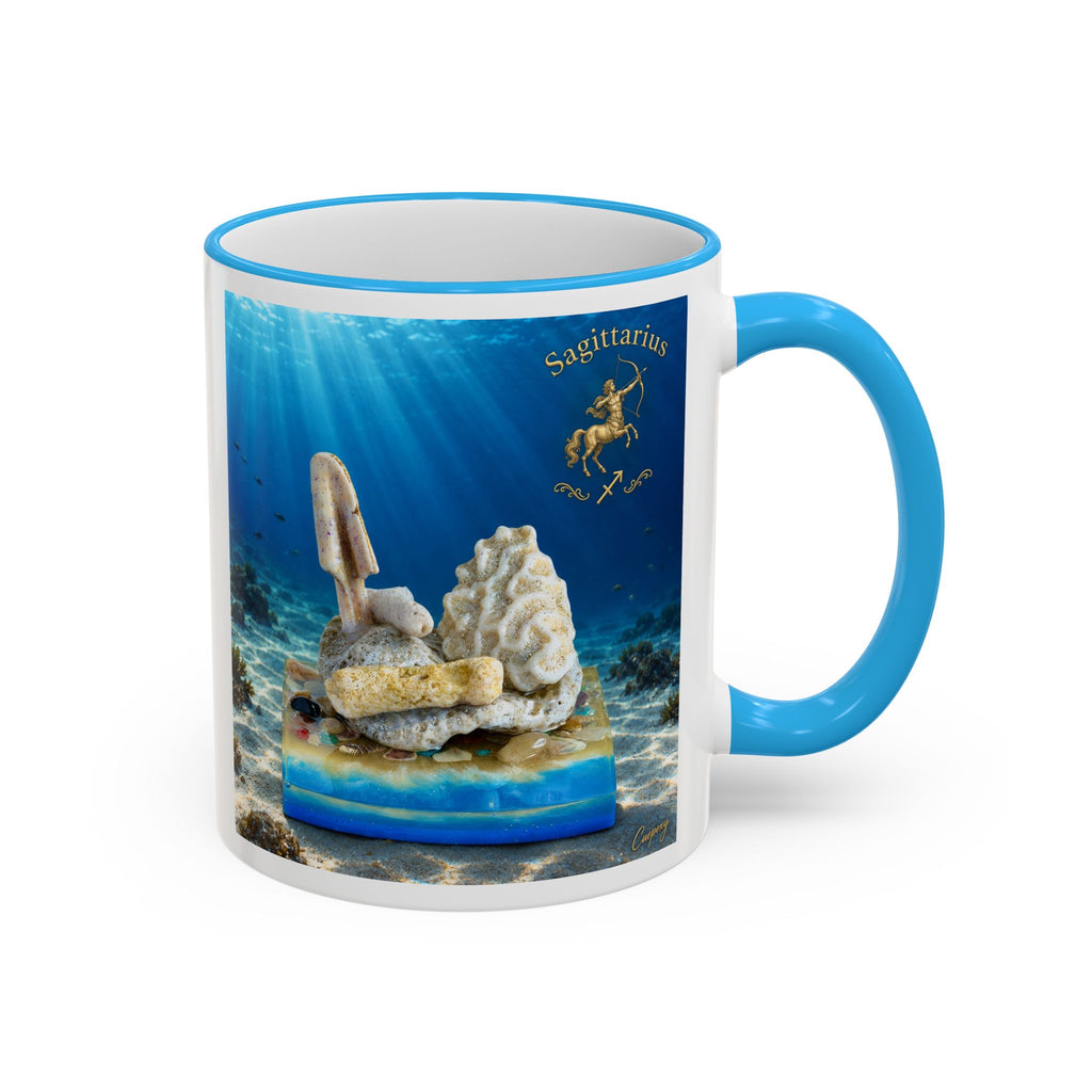 Sagittarius Zodiac Mug – An Arrow Toward Ocean Light | 11 oz
