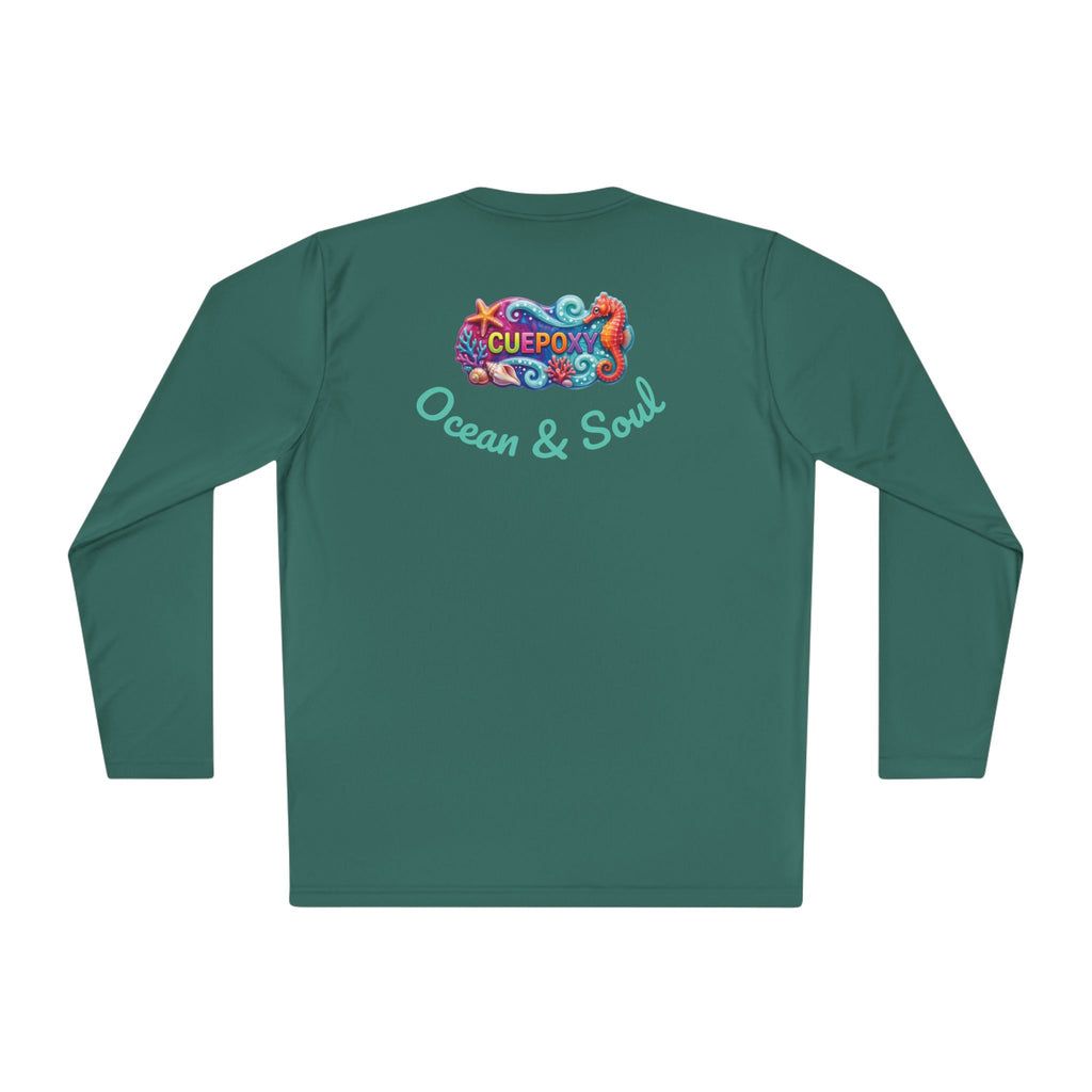 Ocean Art Long Sleeve Tee – CuepoxyGift | Unisex Moisture-Wicking Polyester