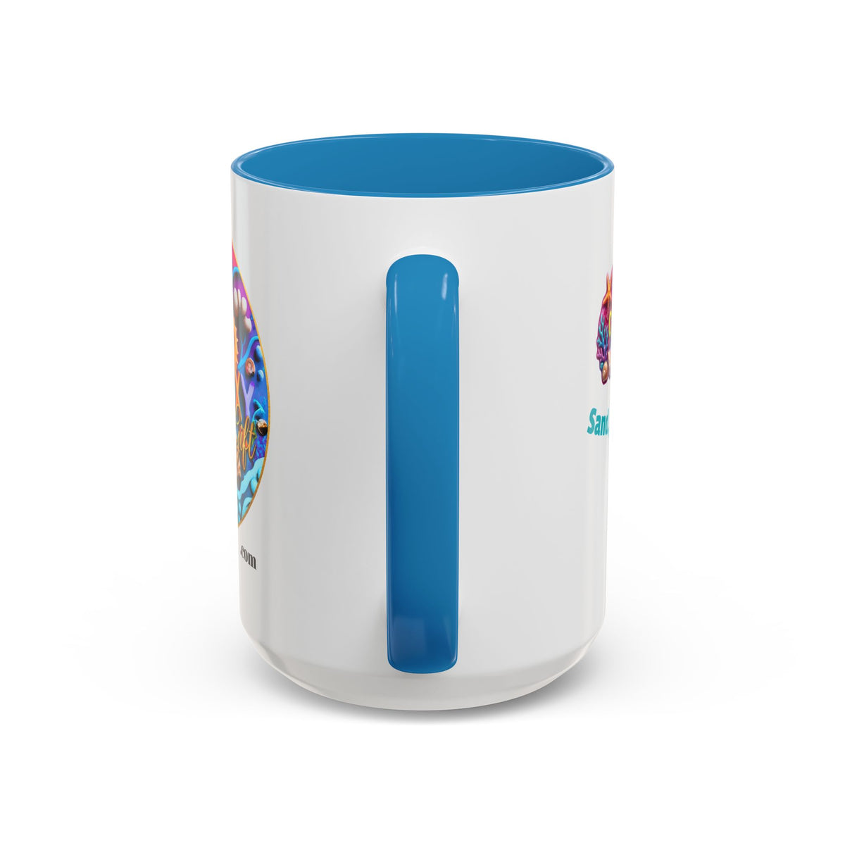 Ocean Art Accent Coffee Mug – CuepoxyGift | Two-Tone Ceramic 11oz & 15oz