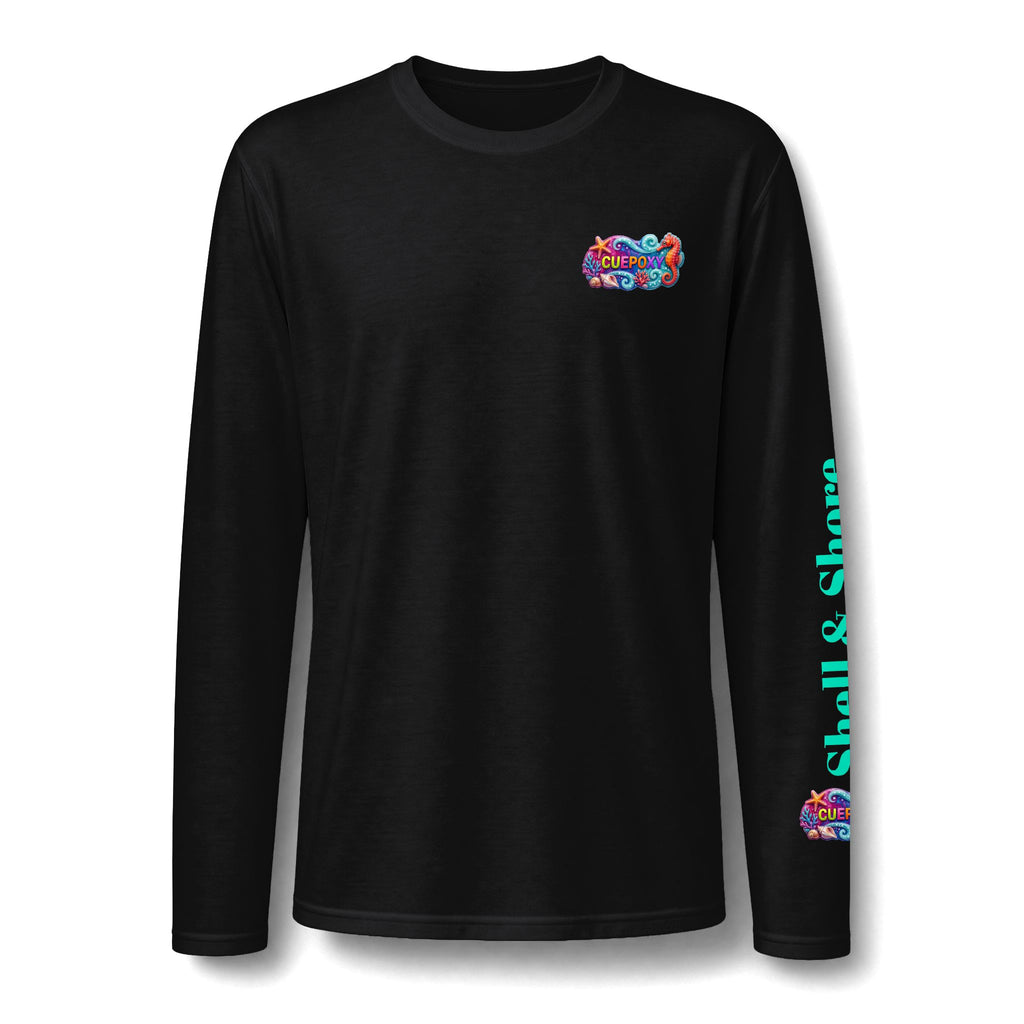 Shell & Shore Ocean Art Long Sleeve T-Shirt – CuepoxyGift