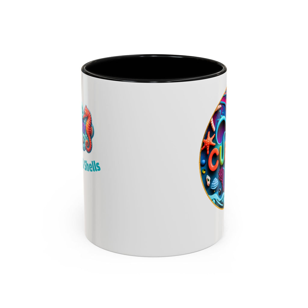 Ocean Art Accent Coffee Mug – CuepoxyGift | Two-Tone Ceramic 11oz & 15oz