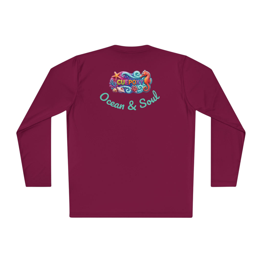 Ocean Art Long Sleeve Tee – CuepoxyGift | Unisex Moisture-Wicking Polyester