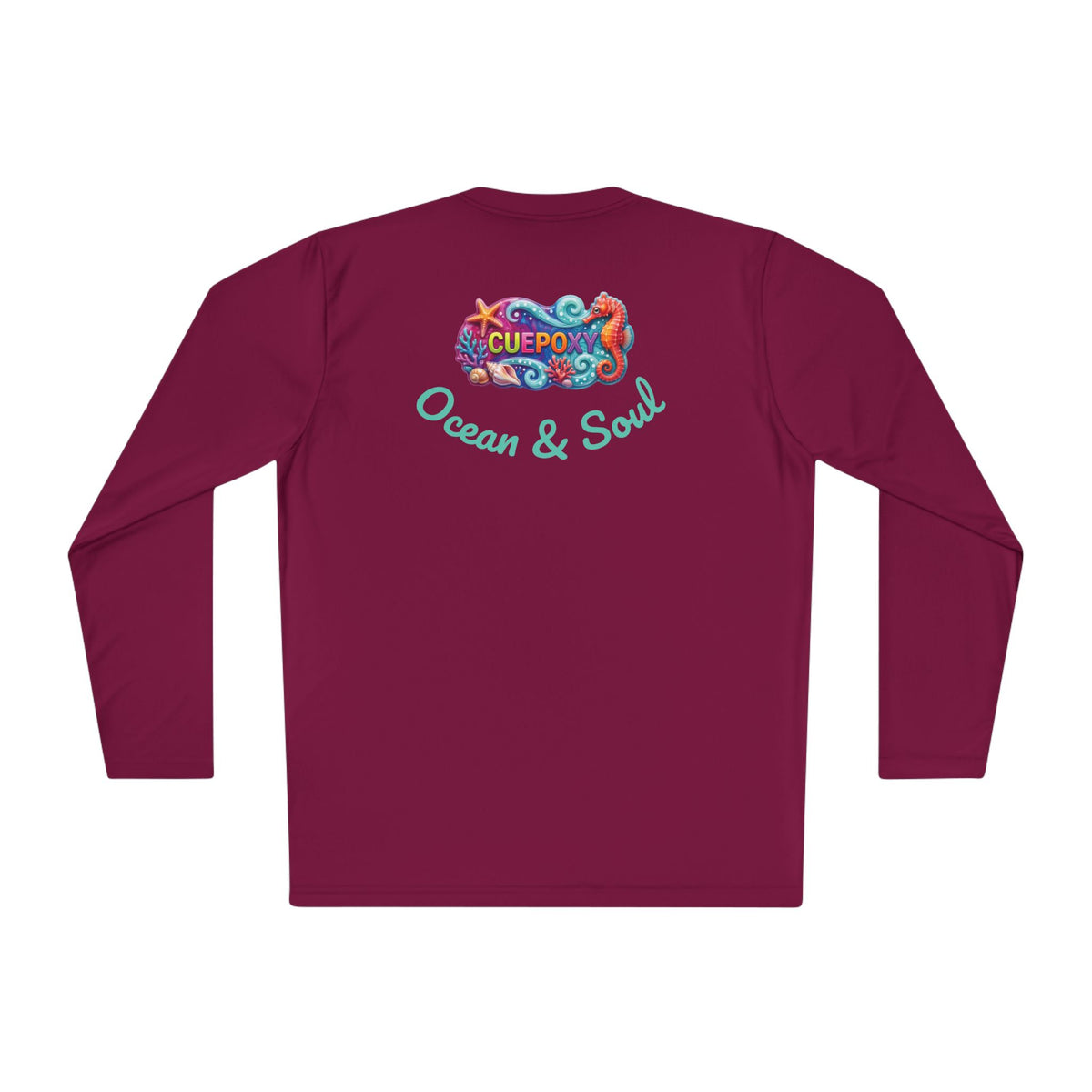 Ocean Art Long Sleeve Tee – CuepoxyGift | Unisex Moisture-Wicking Polyester