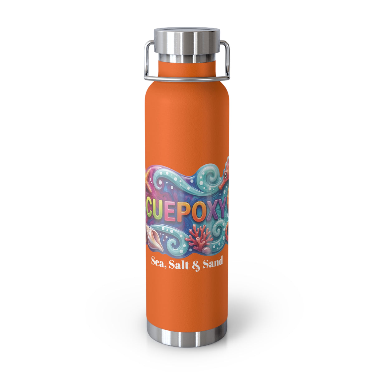 Ocean Art Insulated Water Bottle 22oz – CuepoxyGift | Copper Vacuum Double-Wall