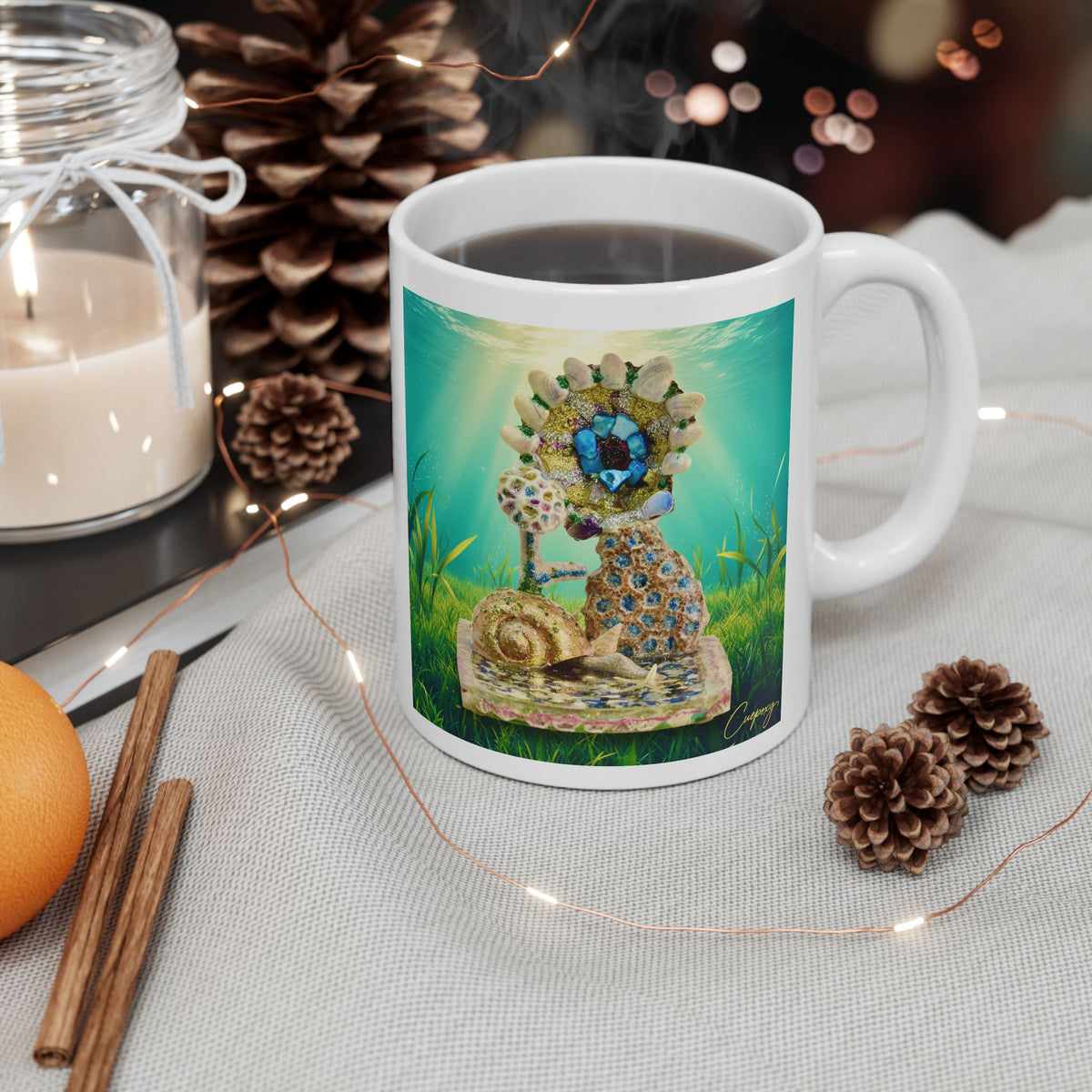 Poseidon's Garden | Cuepoxy Collectible Mug #24