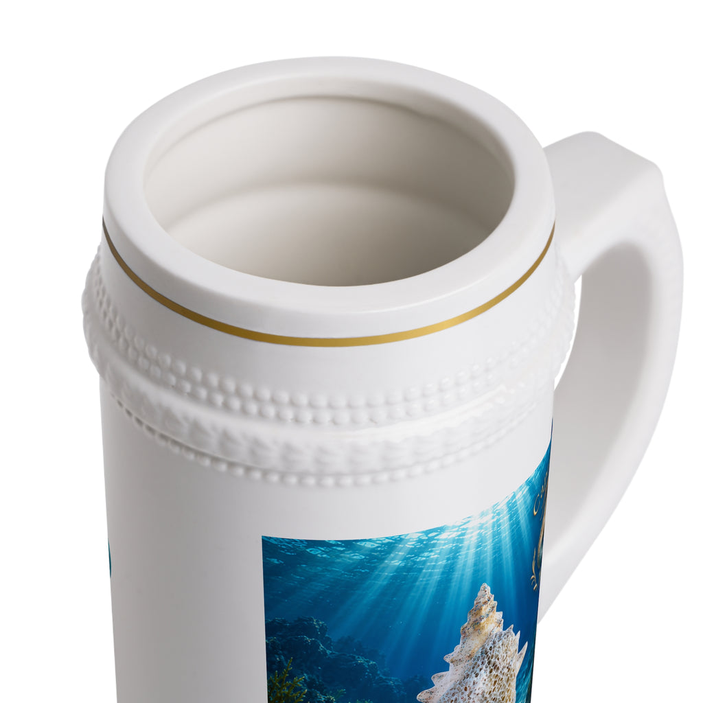 Capricorn Zodiac Beer Stein – An Ascent Beneath the Sea | 22 oz