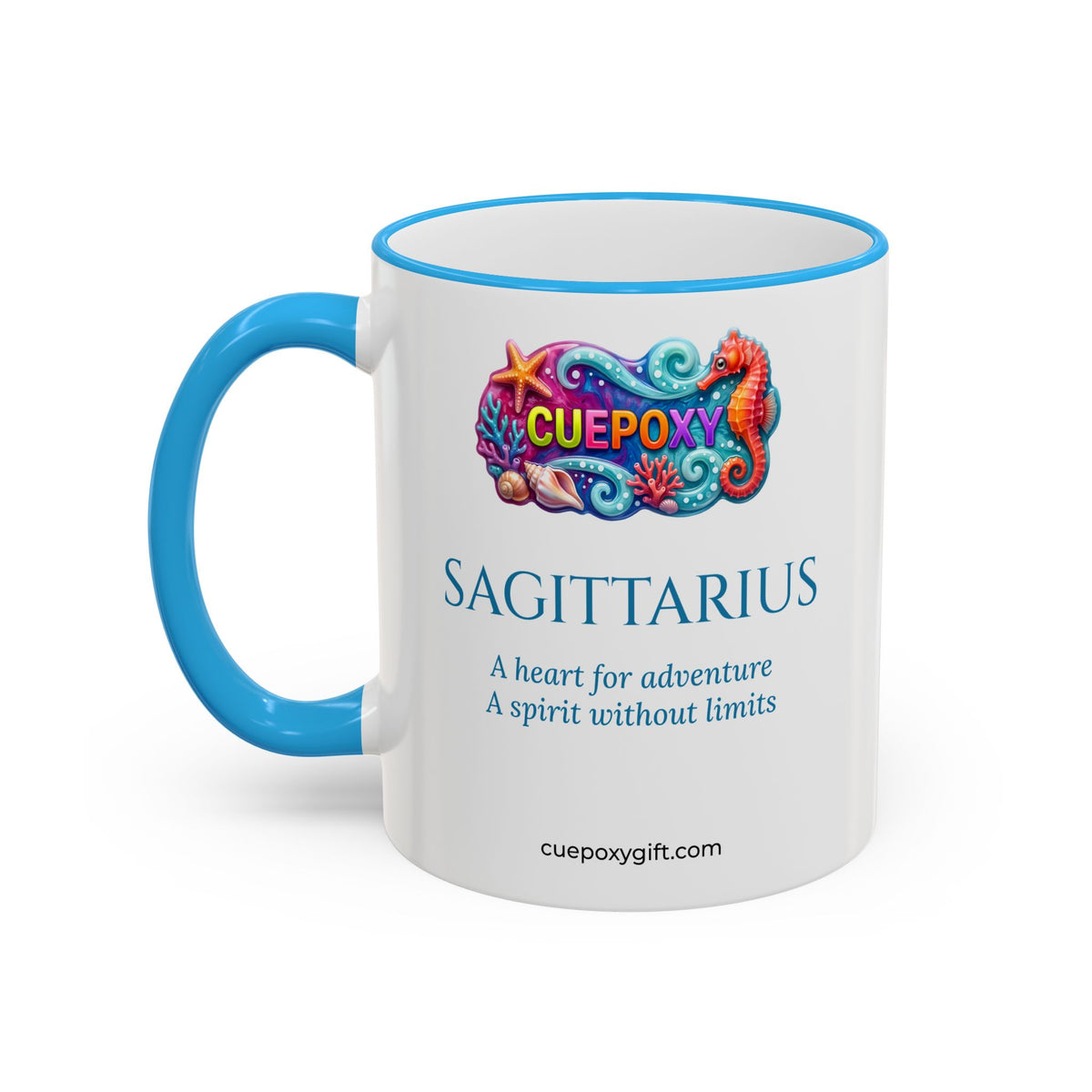Sagittarius Zodiac Mug – An Arrow Toward Ocean Light | 11 oz