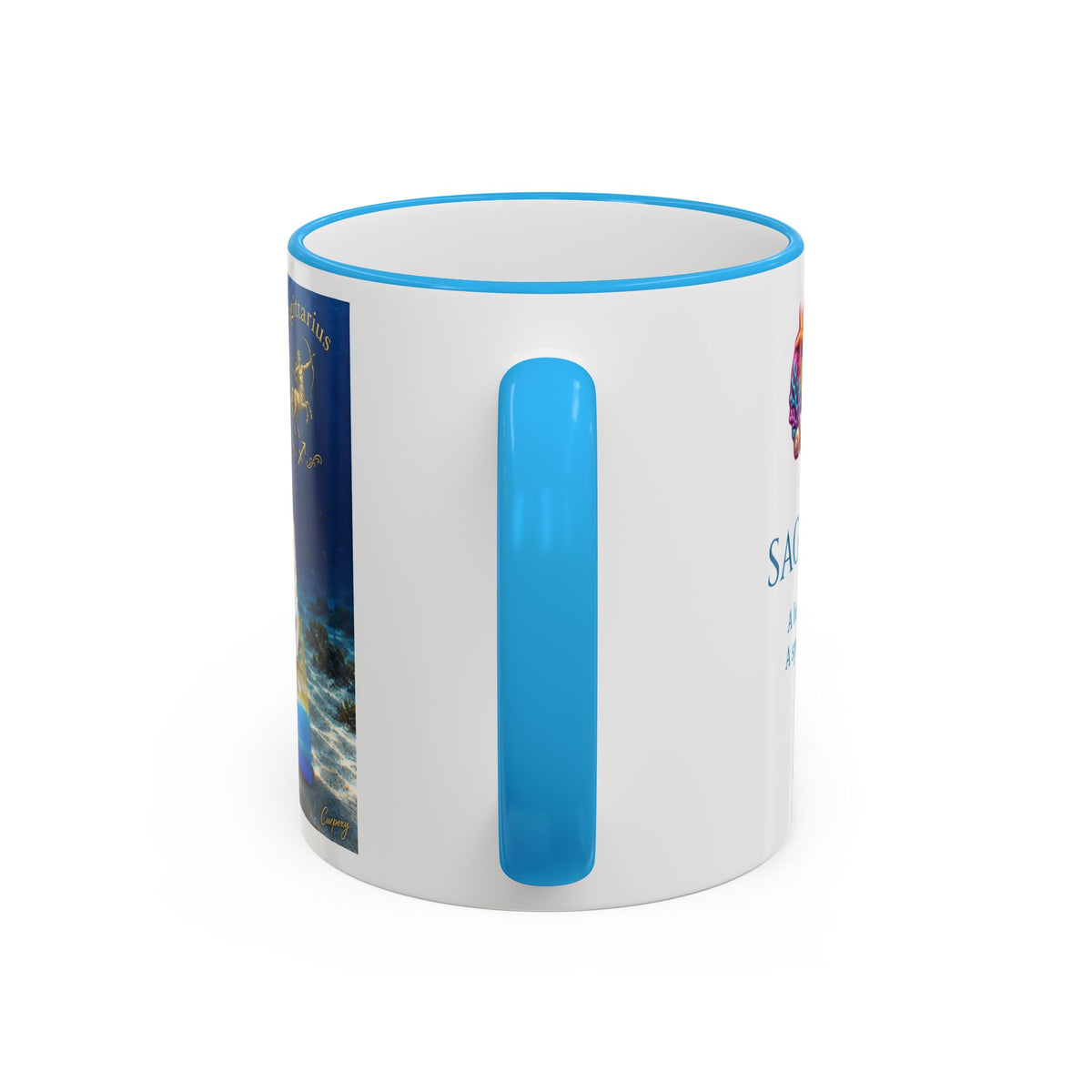 Sagittarius Zodiac Mug – An Arrow Toward Ocean Light | 11 oz