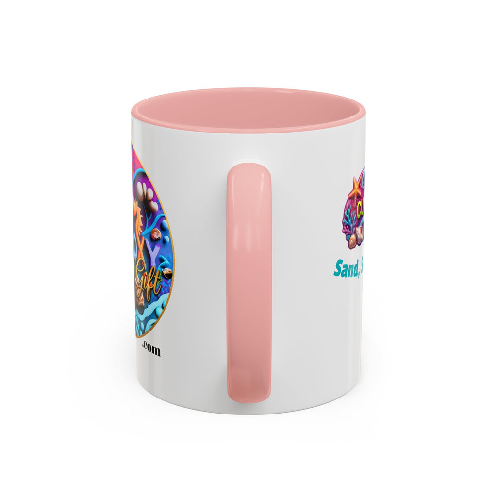 Ocean Art Accent Coffee Mug – CuepoxyGift | Two-Tone Ceramic 11oz & 15oz