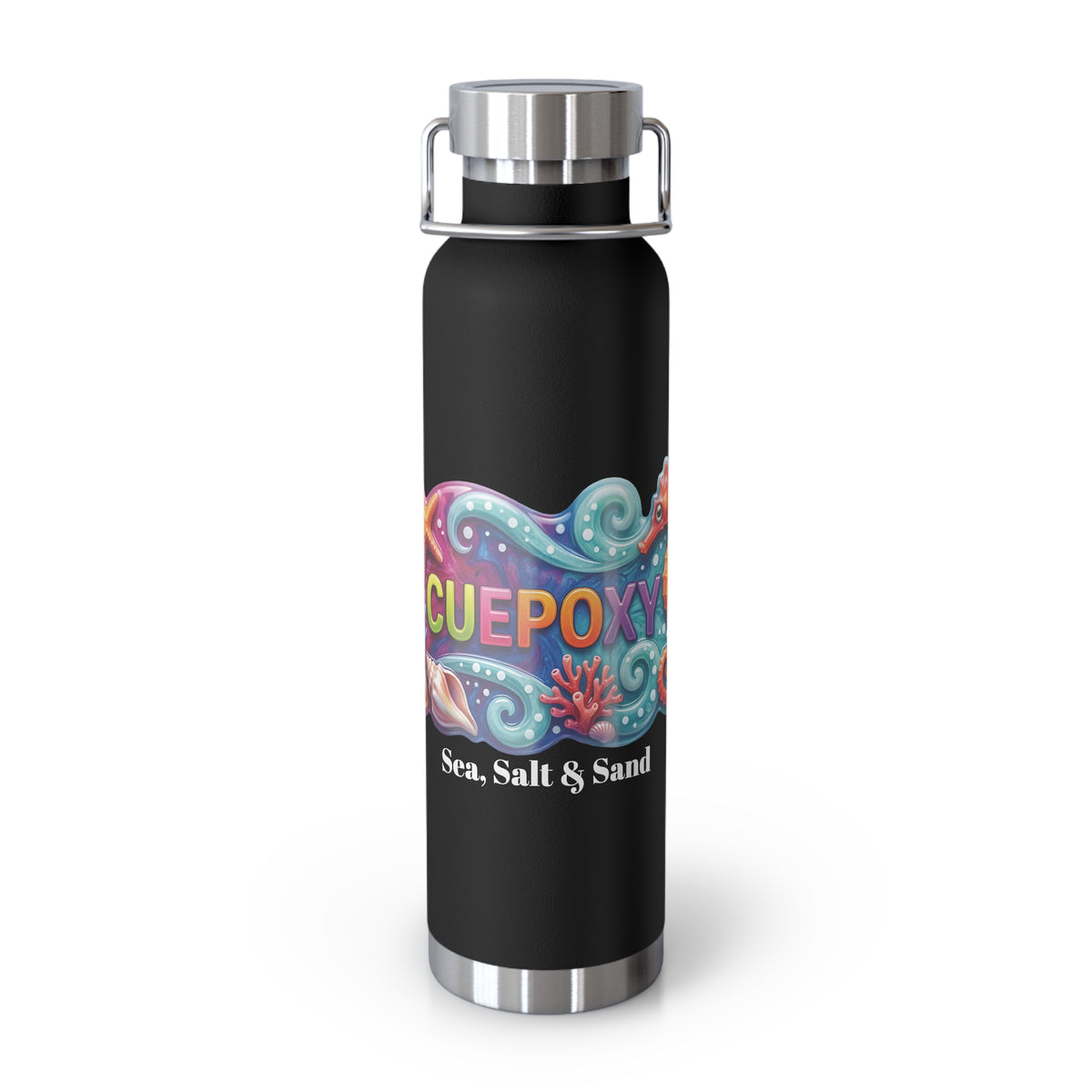 Ocean Art Insulated Water Bottle 22oz – CuepoxyGift | Copper Vacuum Double-Wall