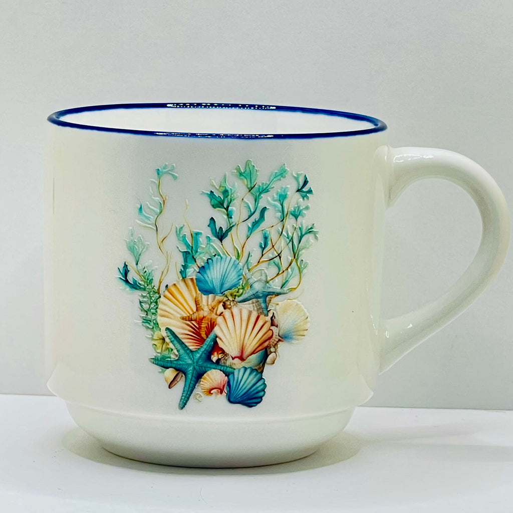 Taza Ceramica 11 oz stickers –Jardín de las Anémonas