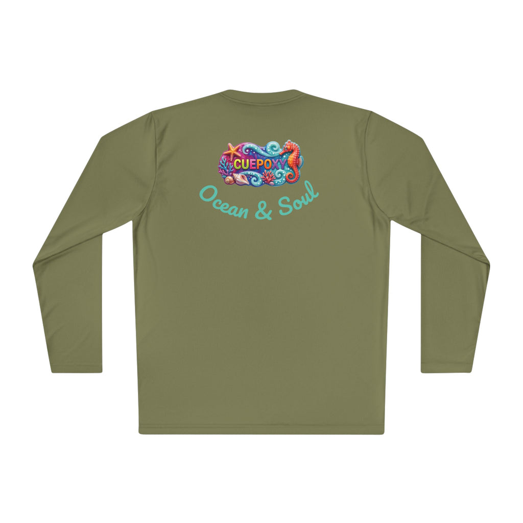 Ocean Art Long Sleeve Tee – CuepoxyGift | Unisex Moisture-Wicking Polyester