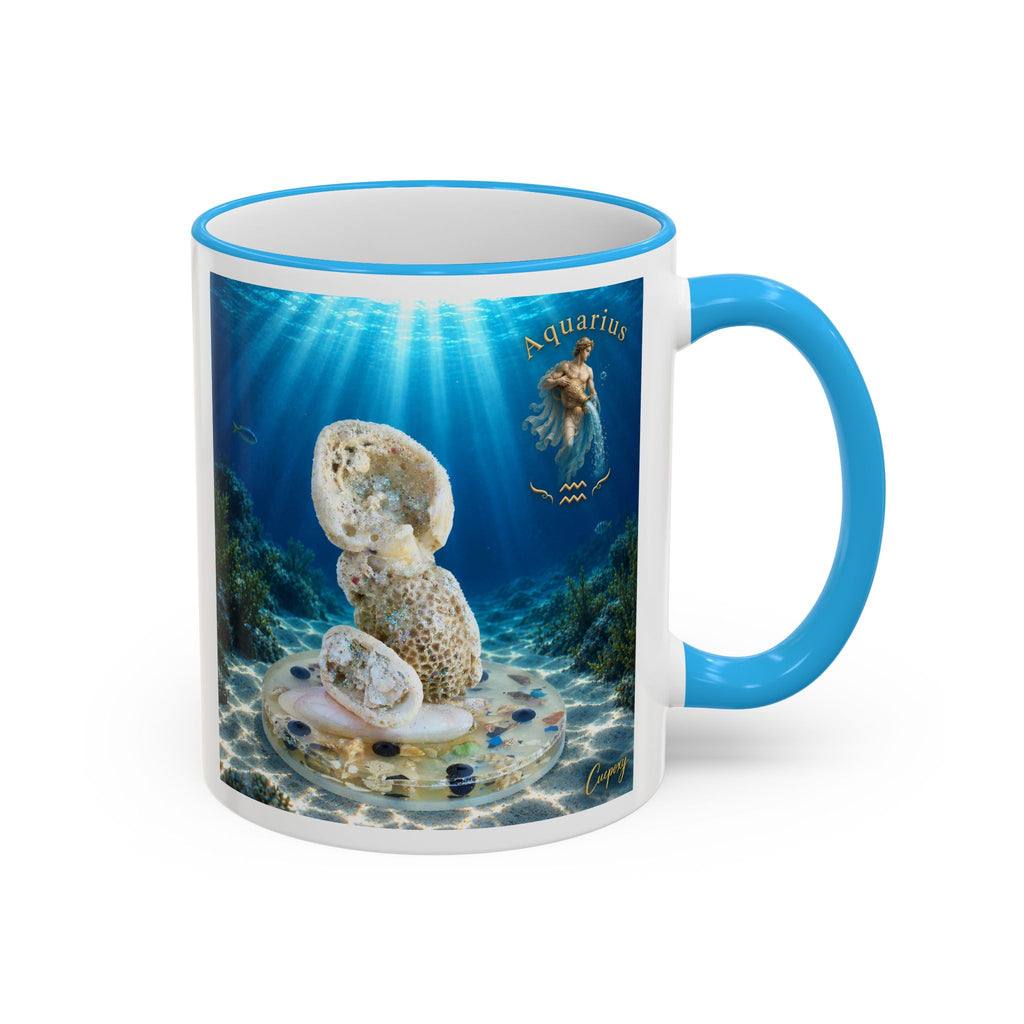 Aquarius Zodiac Mug – The Ocean’s Flowing Vessel | 11 oz