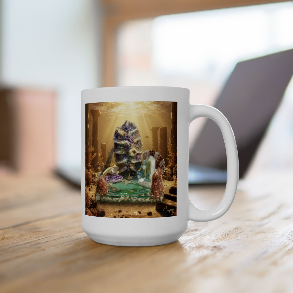 The Throne of Atlantis | Cuepoxy Collectible Mug #18