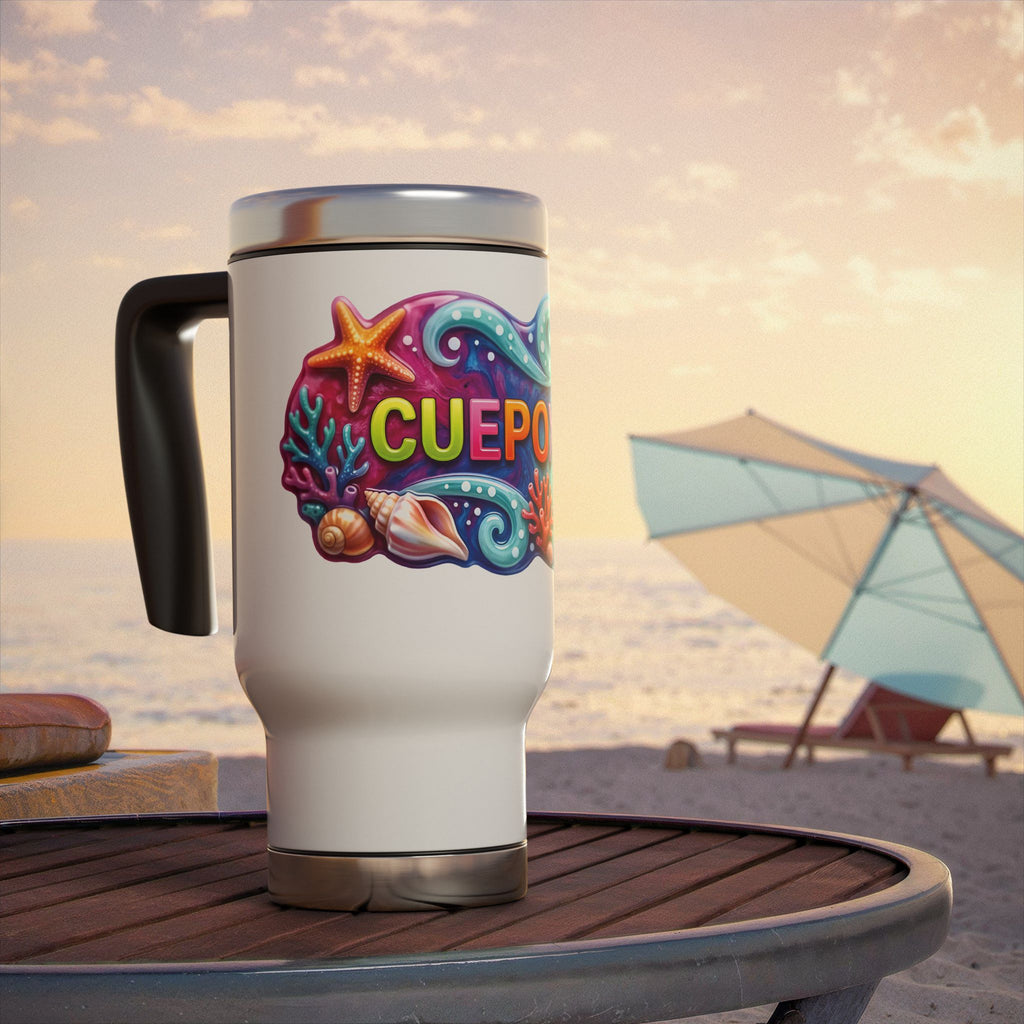 Ocean Art Stainless Steel Travel Mug 14oz – CuepoxyGift