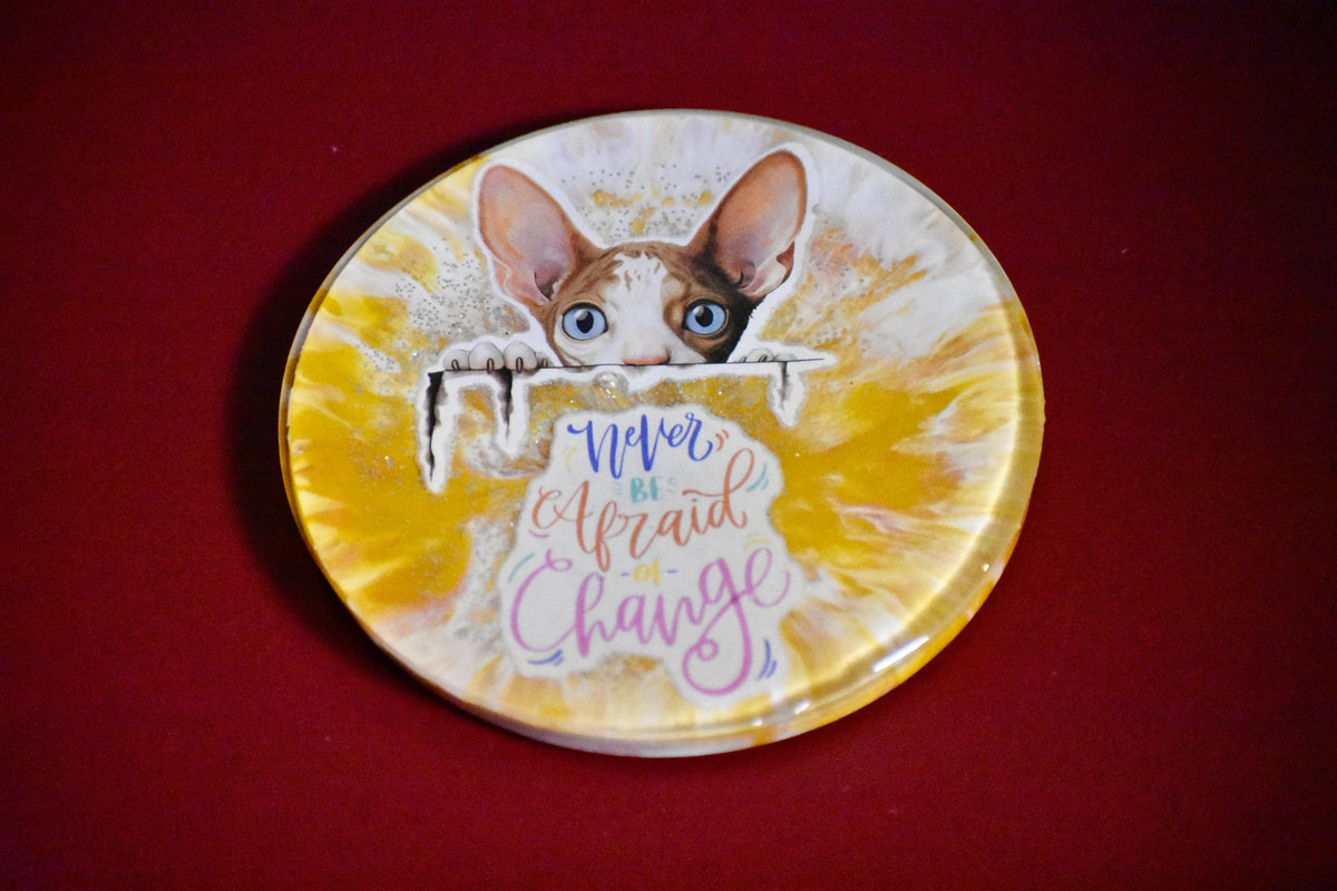 Coaster Magnético Cuepoxy -Gatita Cleo