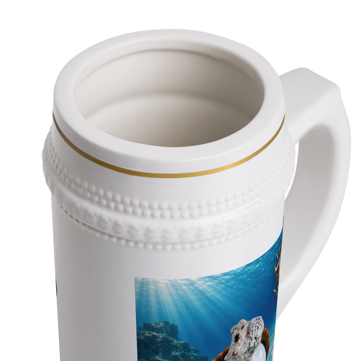 Taurus Zodiac Beer Stein – Strength on the Ocean Floor | 22 oz