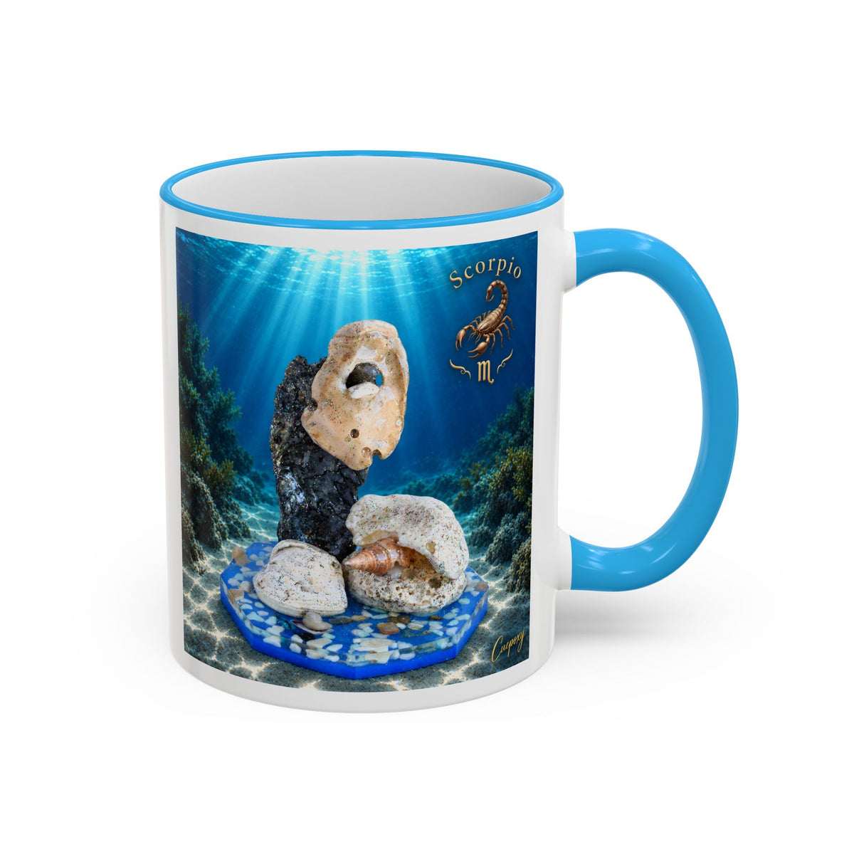 Scorpio Zodiac Mug – Mystery in the Ocean’s Depths | 11 oz