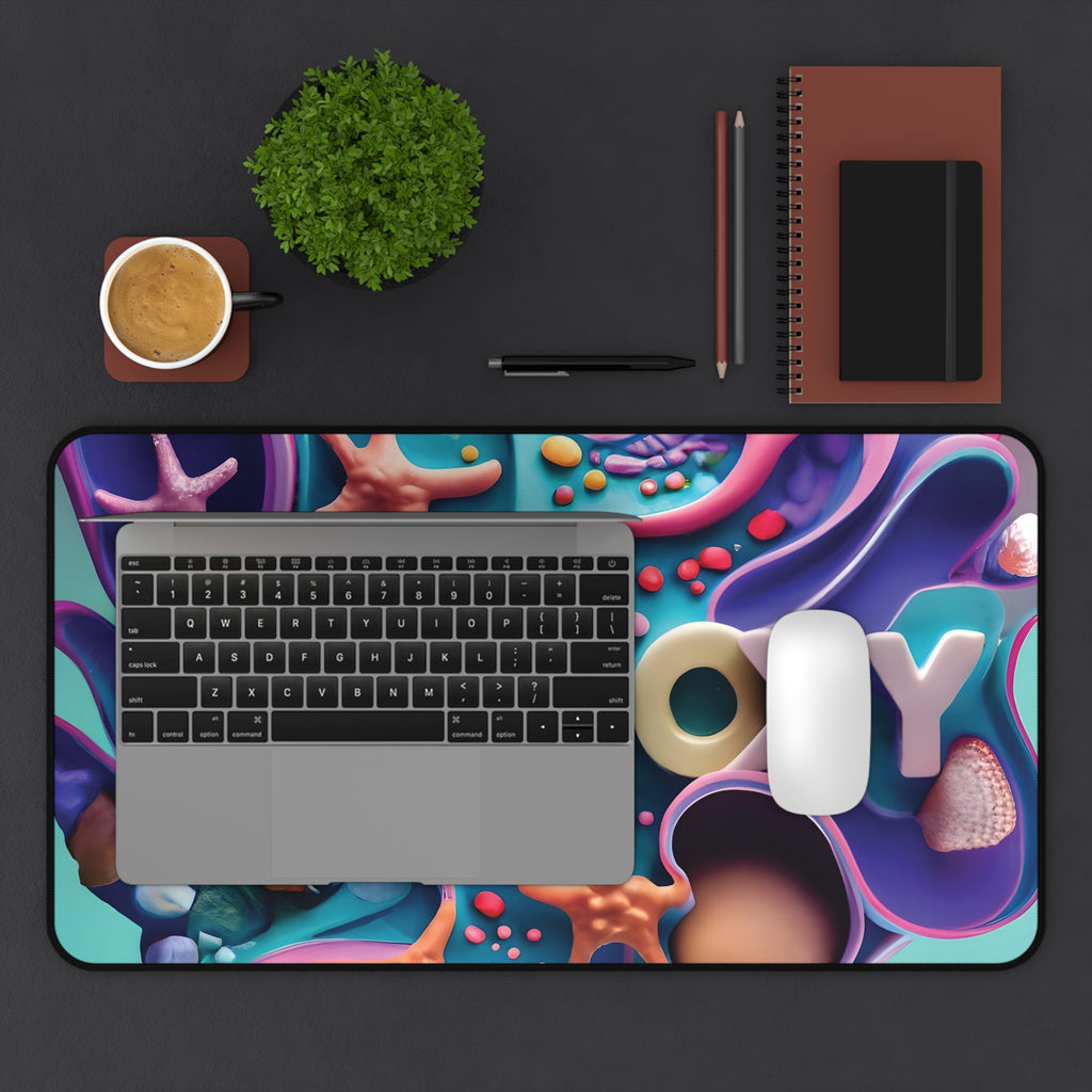 Ocean Art Desk Mat – CuepoxyGift | Non-Slip Neoprene Mouse Pad, 3 Sizes