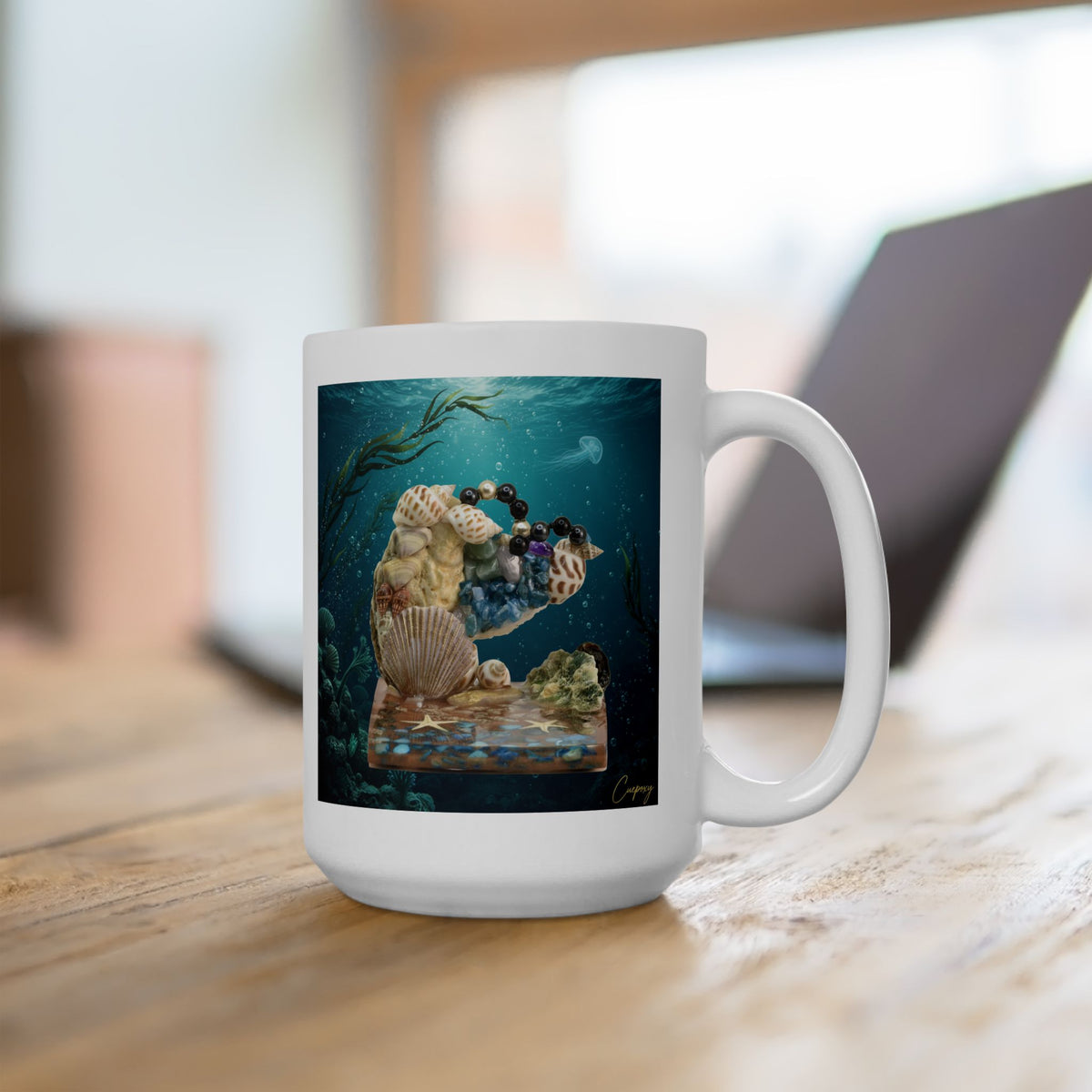 The Flow of Cymopoleia | Cuepoxy Collectible Mug #16