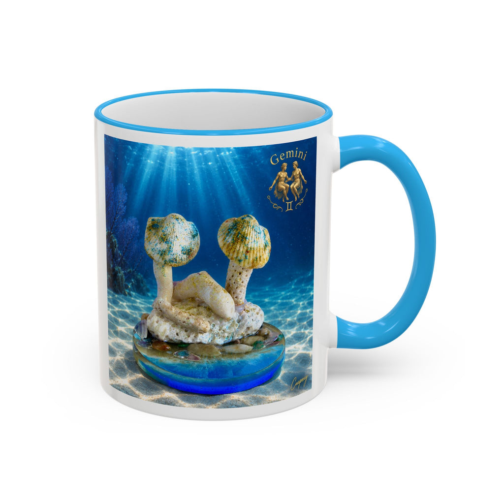Gemini Zodiac Mug – Two Forms, One Ocean | 11 oz