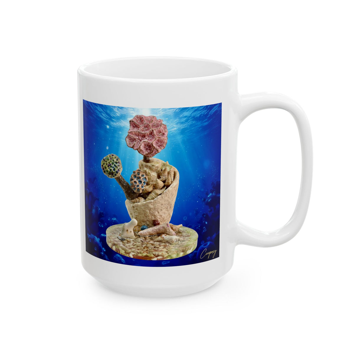 Neptune's Flower | Cuepoxy Collectible Mug #25