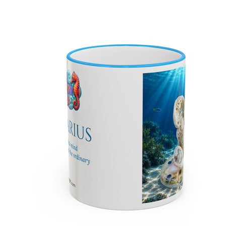 Aquarius Zodiac Mug – The Ocean’s Flowing Vessel | 11 oz