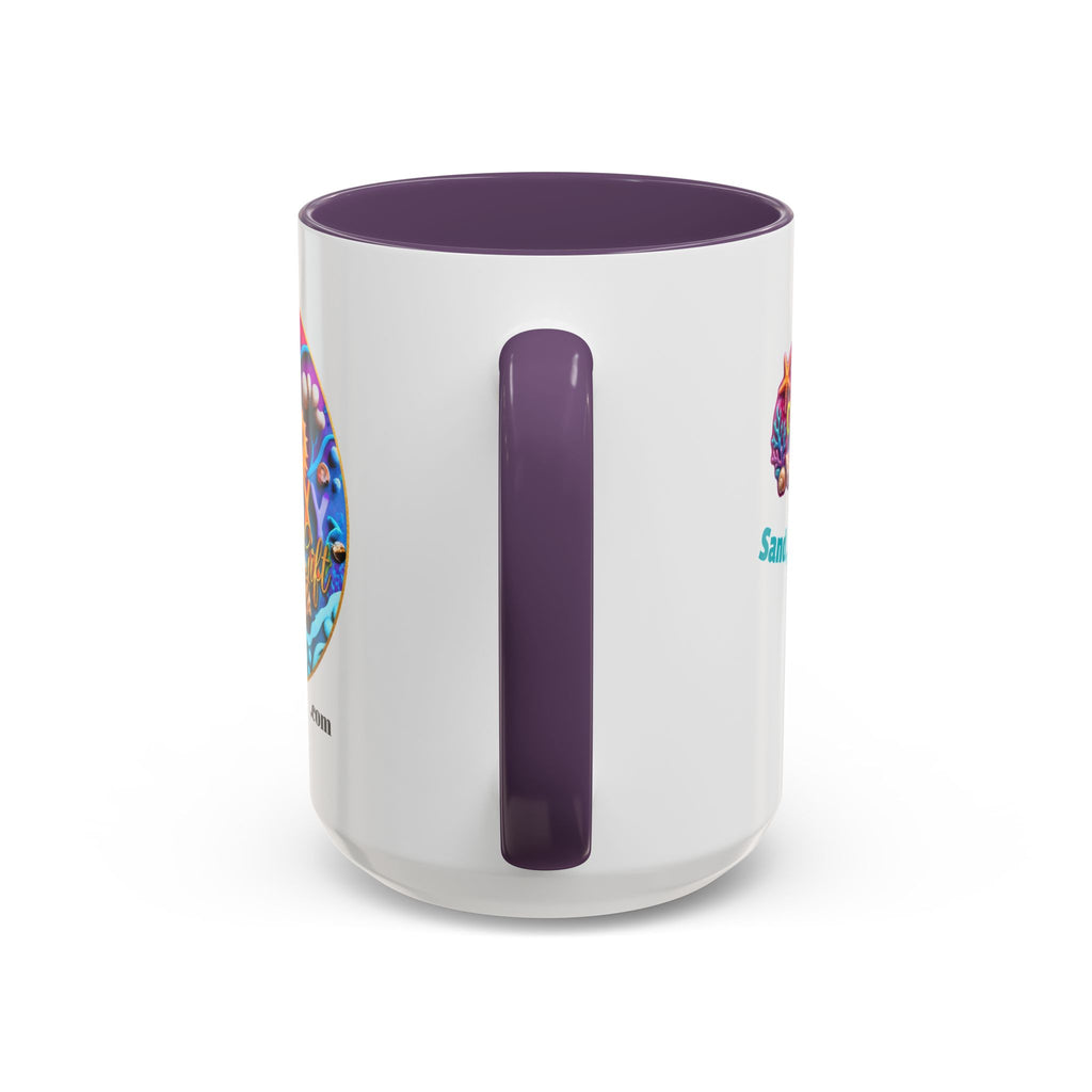 Ocean Art Accent Coffee Mug – CuepoxyGift | Two-Tone Ceramic 11oz & 15oz