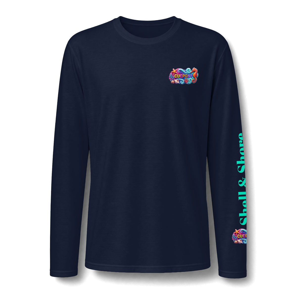 Shell & Shore Ocean Art Long Sleeve T-Shirt – CuepoxyGift