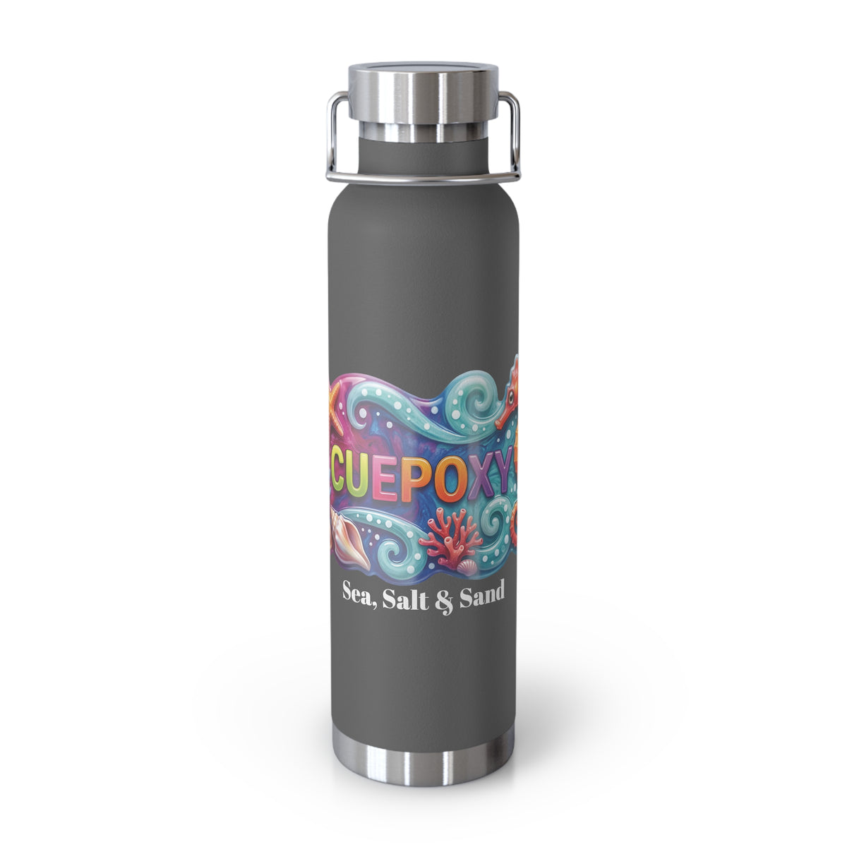 Ocean Art Insulated Water Bottle 22oz – CuepoxyGift | Copper Vacuum Double-Wall