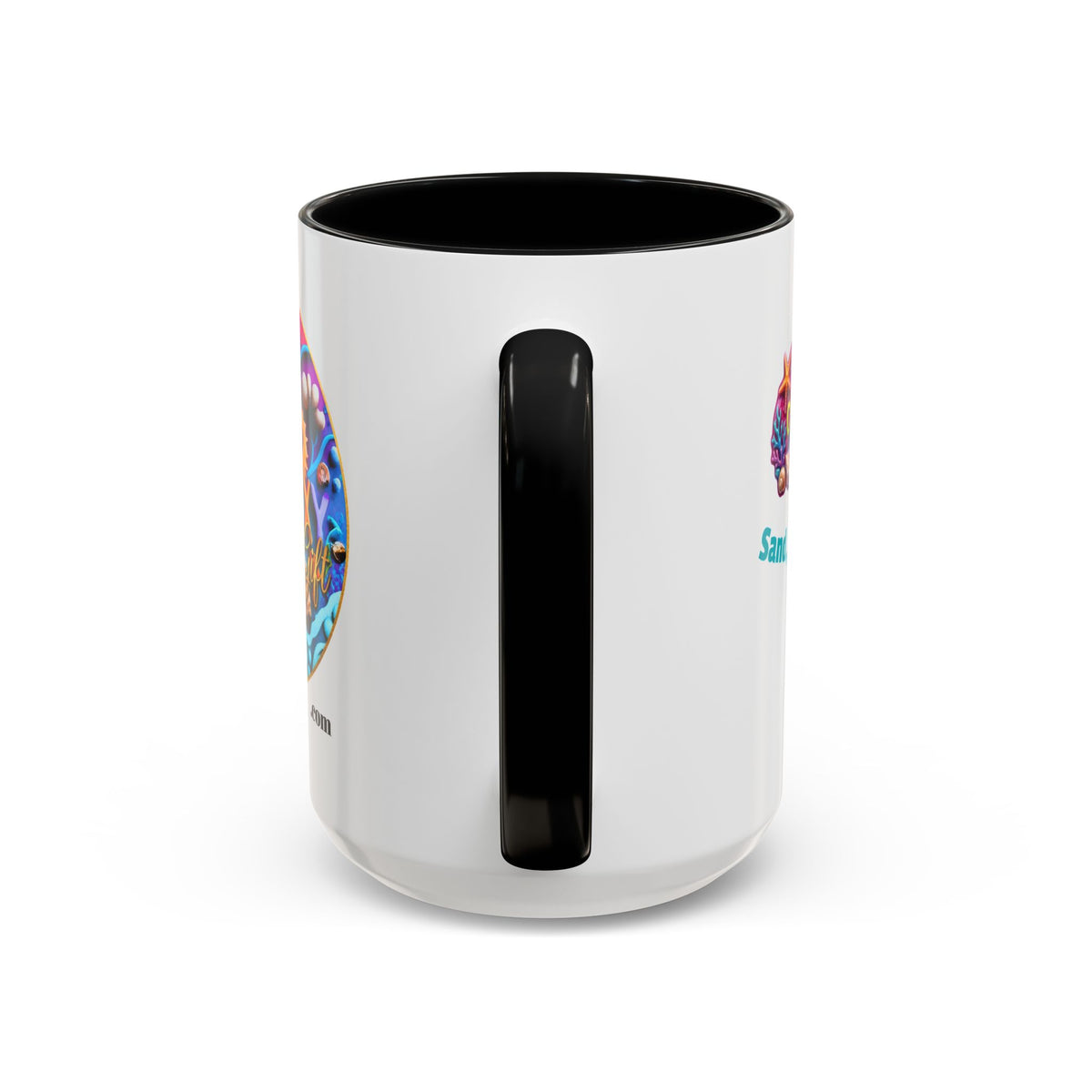 Ocean Art Accent Coffee Mug – CuepoxyGift | Two-Tone Ceramic 11oz & 15oz
