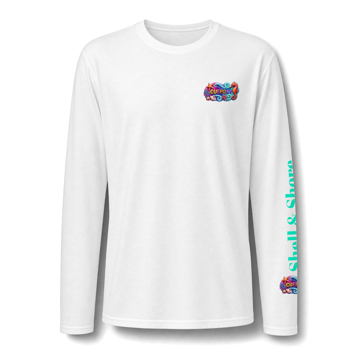 Shell & Shore Ocean Art Long Sleeve T-Shirt – CuepoxyGift