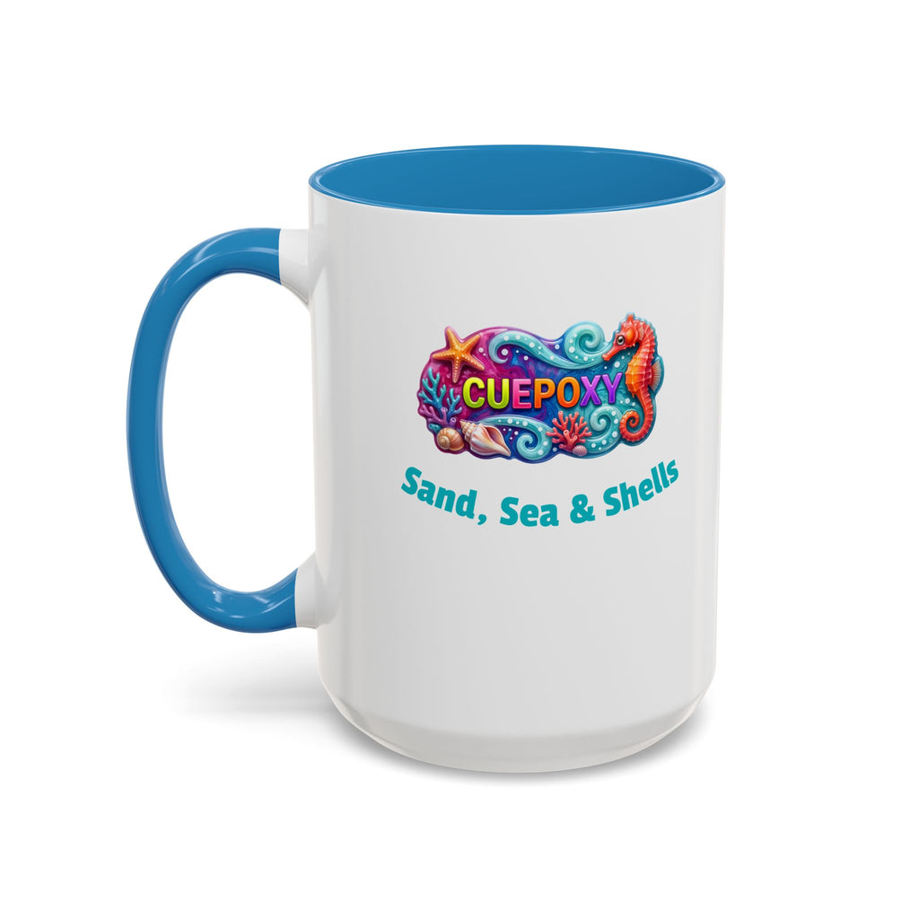 Ocean Art Accent Coffee Mug – CuepoxyGift | Two-Tone Ceramic 11oz & 15oz