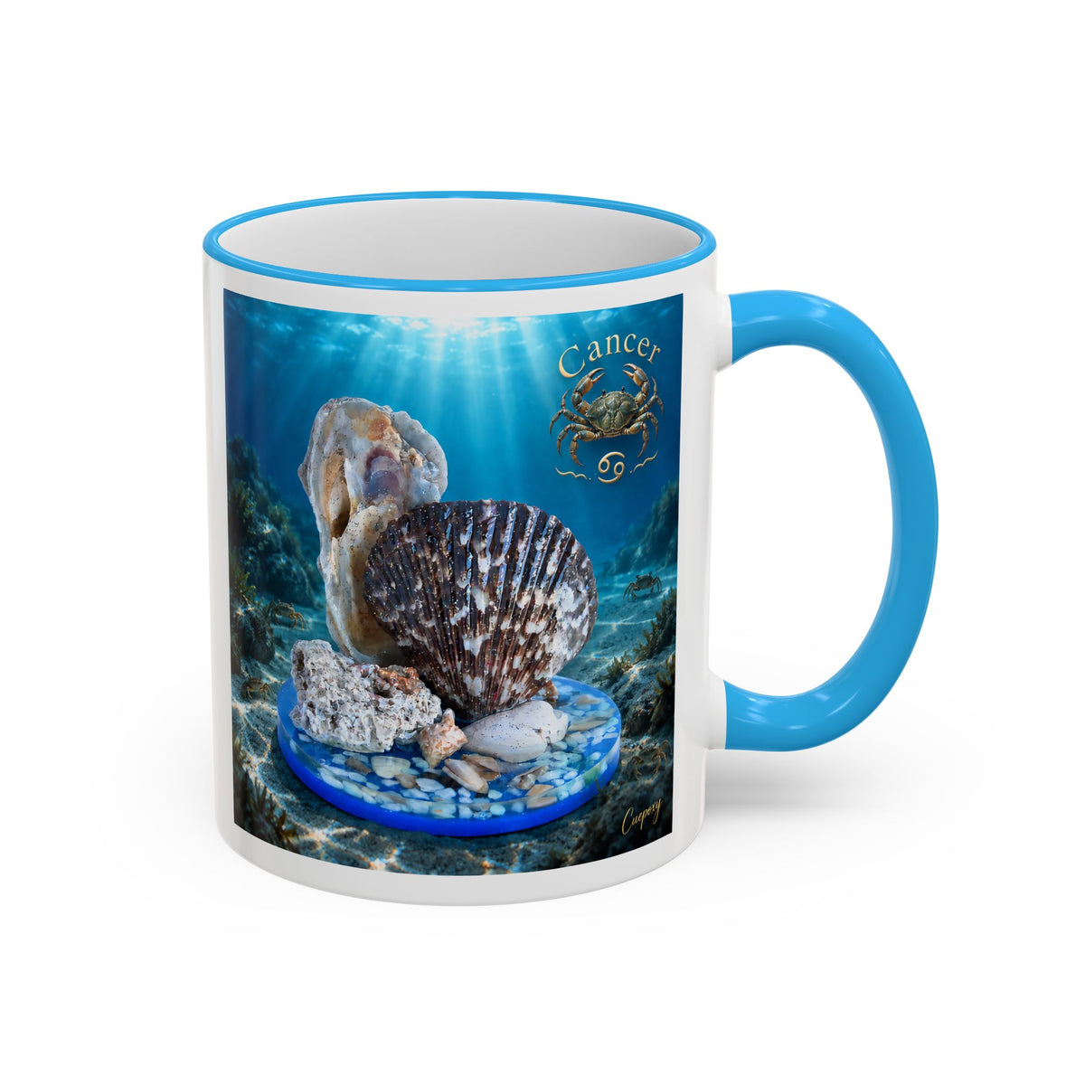 Cancer Zodiac Mug – A Sanctuary Beneath the Waves | 11 oz