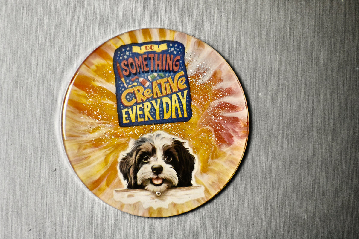 Coaster Magnético Cuepoxy - Duke Dog