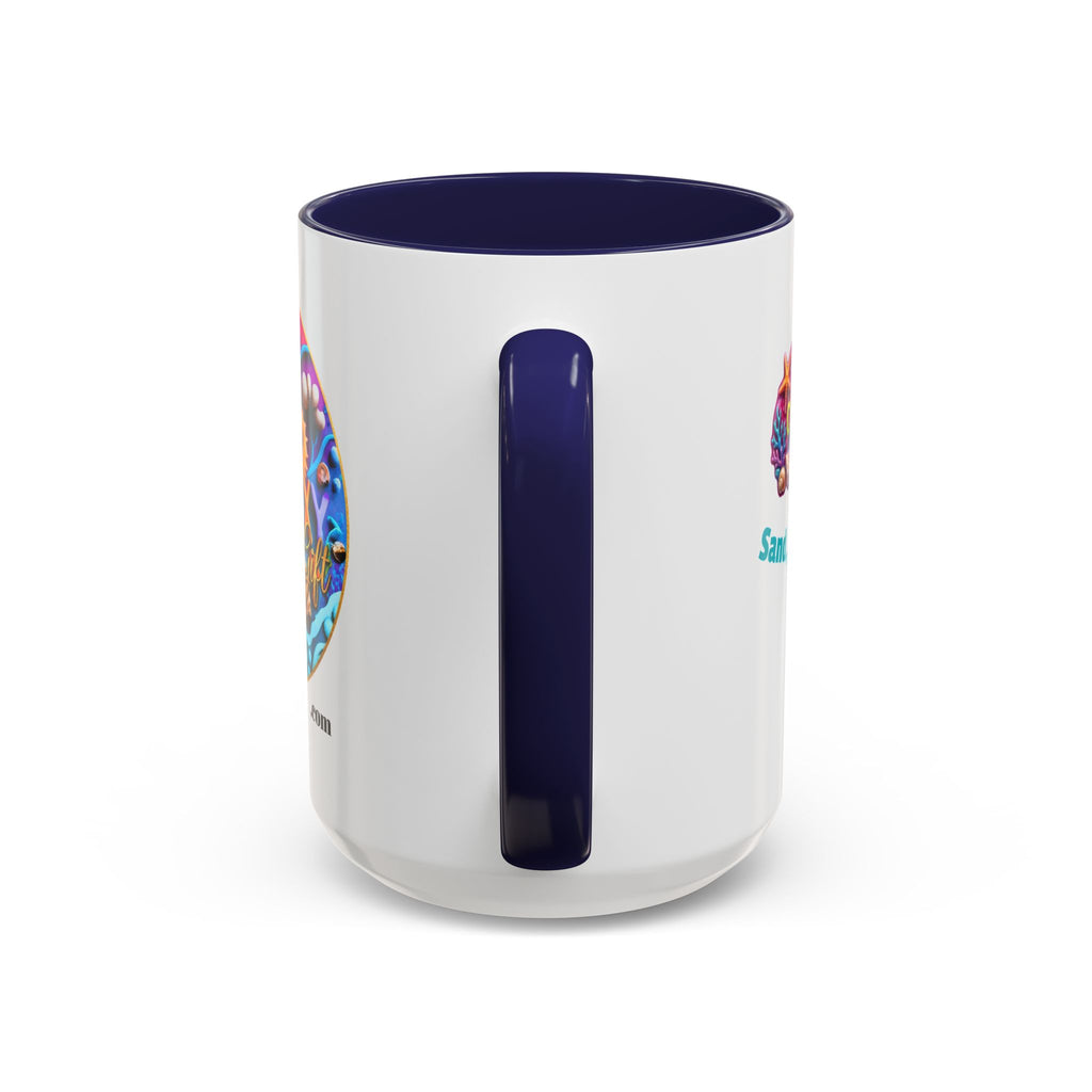 Ocean Art Accent Coffee Mug – CuepoxyGift | Two-Tone Ceramic 11oz & 15oz