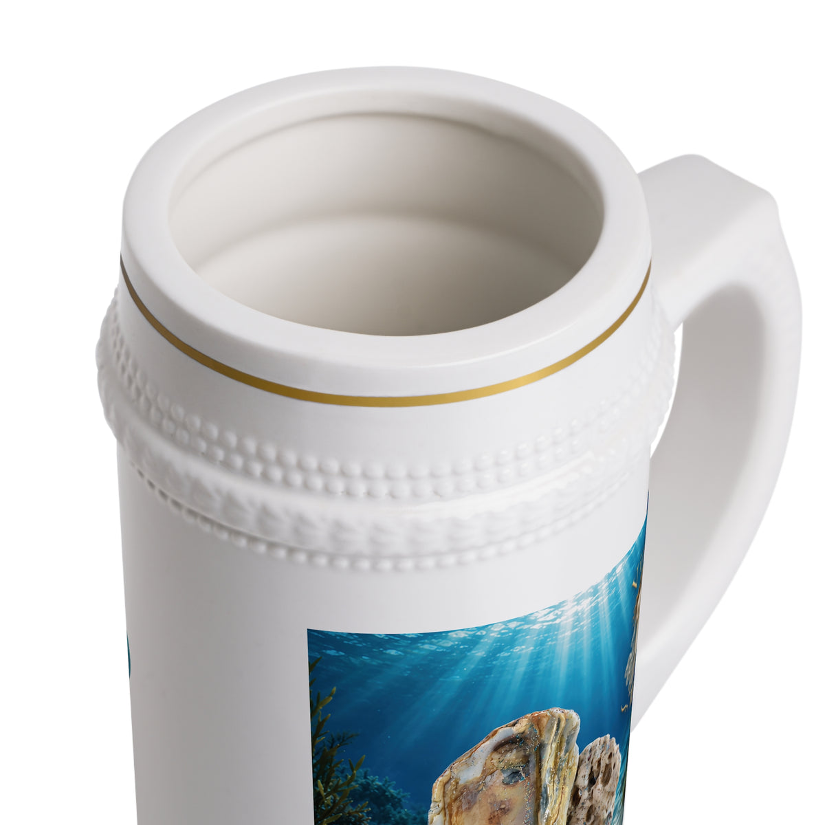 Virgo Zodiac Beer Stein – Grace in an Underwater Garden | 22 oz