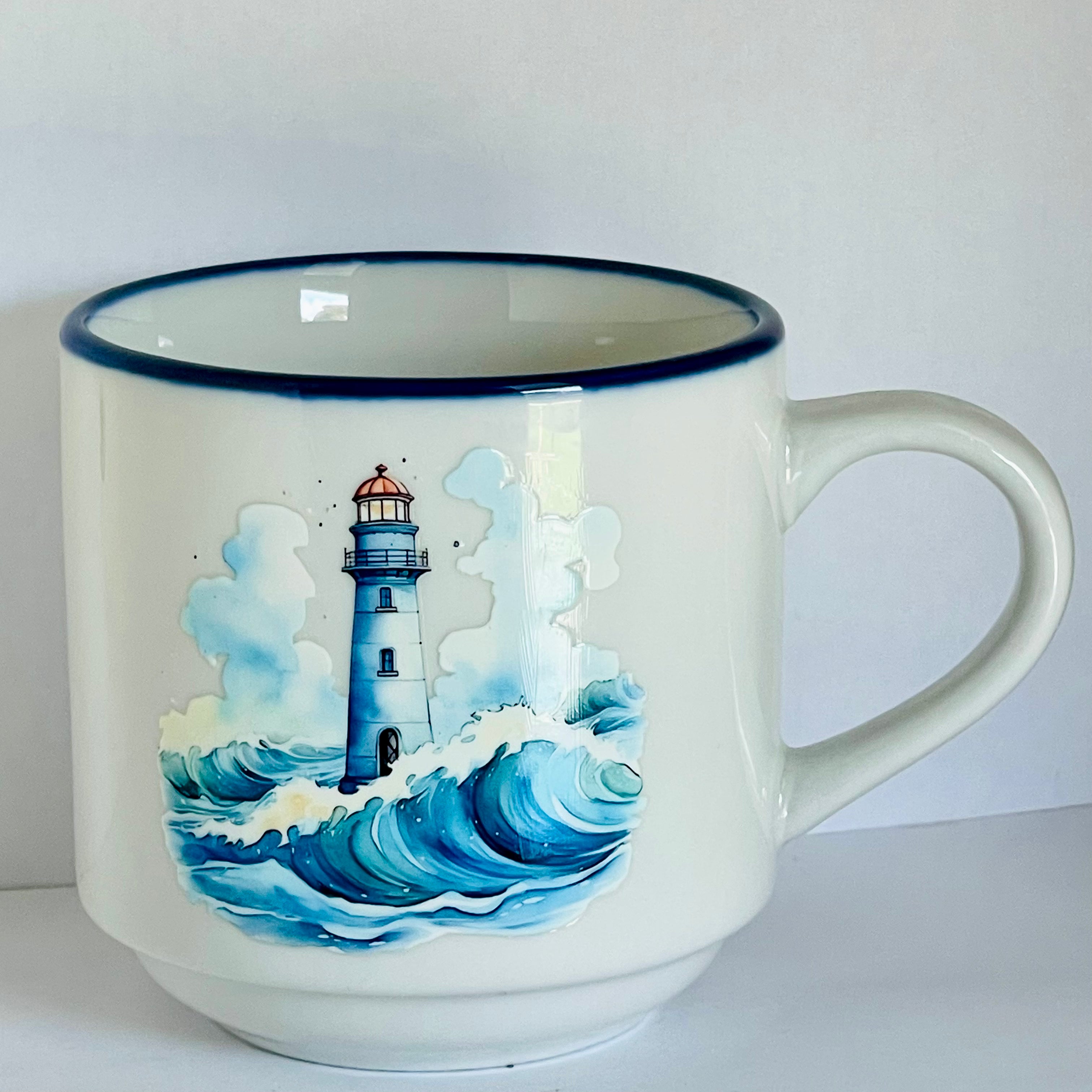 Taza Ceramica 11 oz stickers – Faro del Abismo