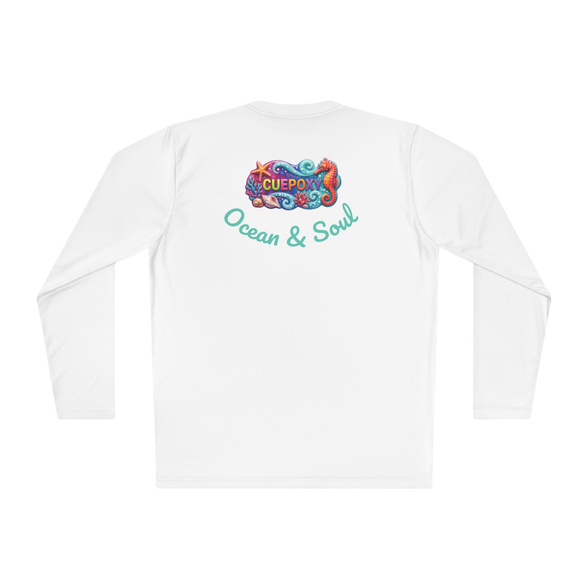 Ocean Art Long Sleeve Tee – CuepoxyGift | Unisex Moisture-Wicking Polyester