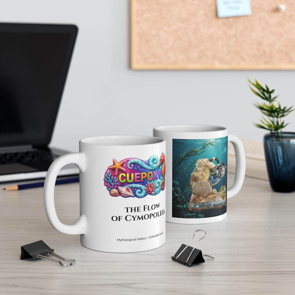 The Flow of Cymopoleia | Cuepoxy Collectible Mug #16