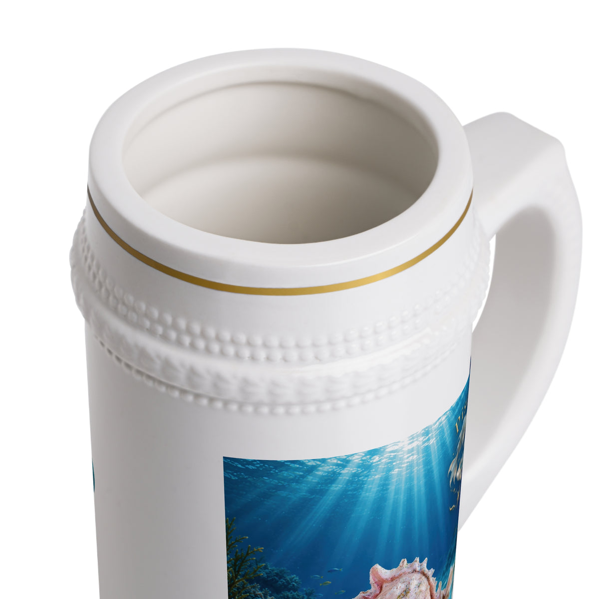 Pisces Zodiac Beer Stein – Where Two Currents Meet | 22 oz