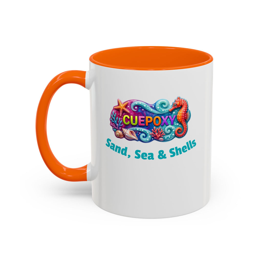 Ocean Art Accent Coffee Mug – CuepoxyGift | Two-Tone Ceramic 11oz & 15oz
