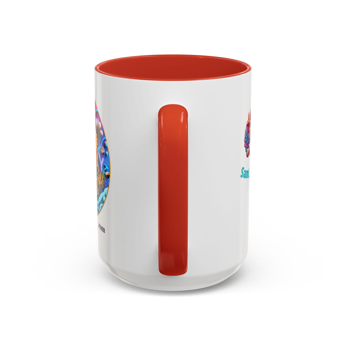 Ocean Art Accent Coffee Mug – CuepoxyGift | Two-Tone Ceramic 11oz & 15oz