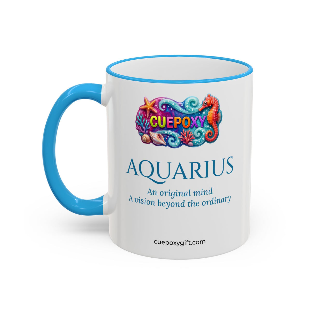 Aquarius Zodiac Mug – The Ocean’s Flowing Vessel | 11 oz