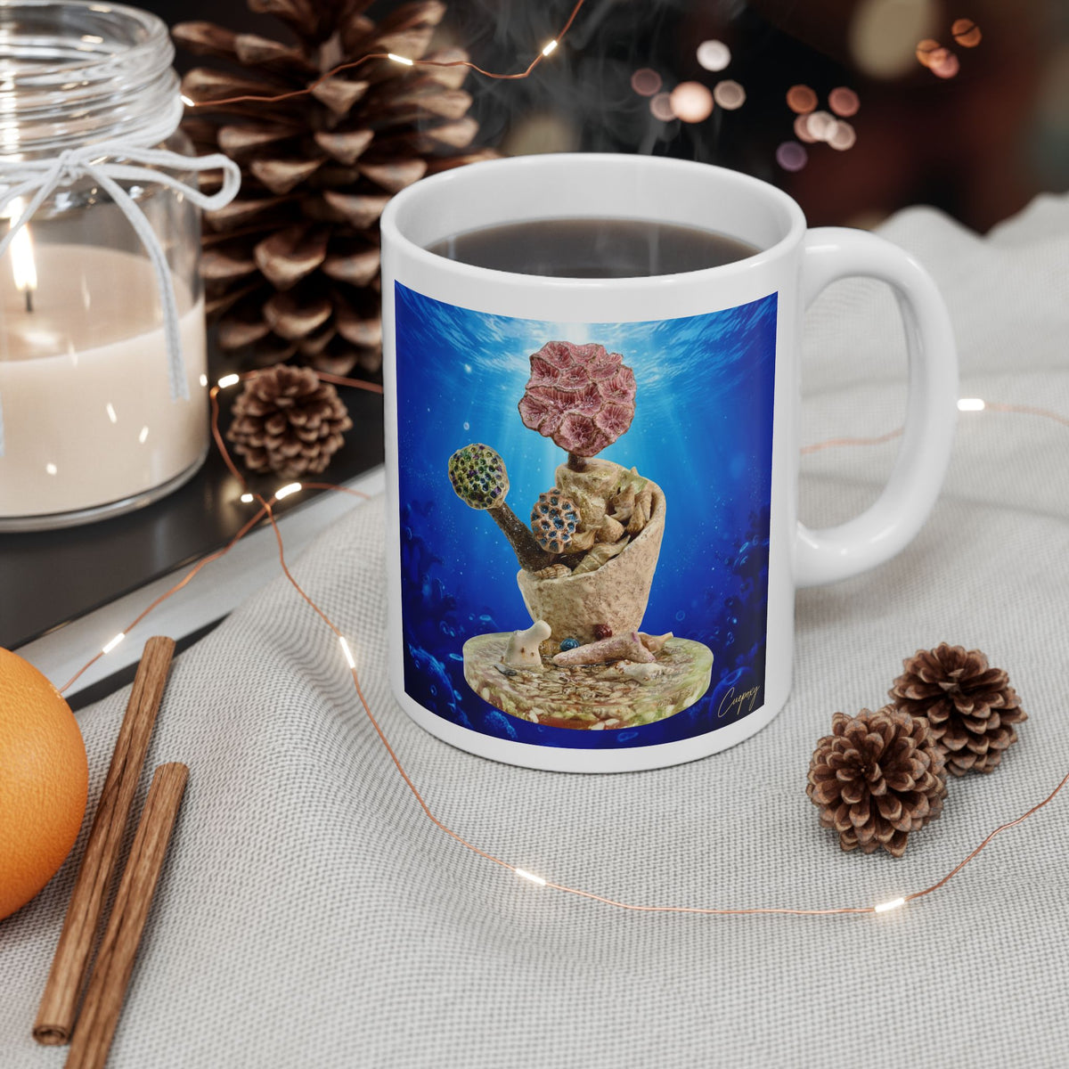 Neptune's Flower | Cuepoxy Collectible Mug #25